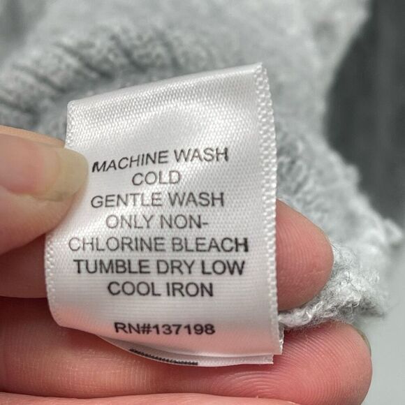 Rachel Zoe Women's Knitted Cowl Neck Leopard Print Pullover Sweater Gray Medium - Picture 3 of 11